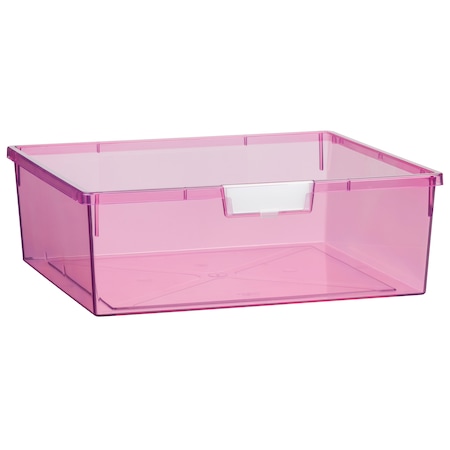 Bin, Tray, Tote, Purple, High Impact Polystyrene, 18.50 In W, 6 In H